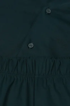 Lange Pyjama met Open Voorzijde van Katoen
