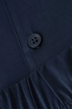 Lange Pyjama met Open Voorzijde van Katoen