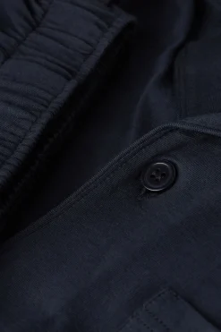 Lange Pyjama met Open Voorzijde van Superior Katoen