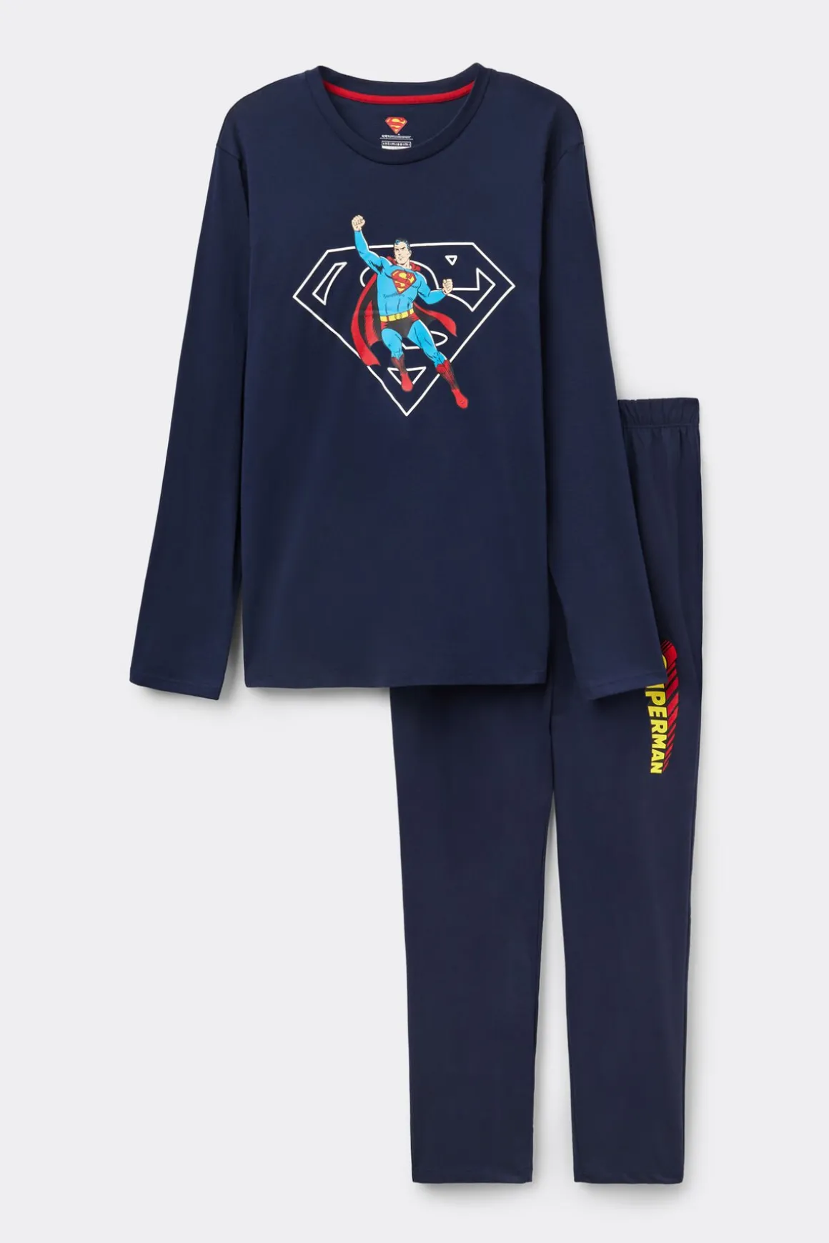 Lange Pyjama van Katoen van DC Comics Superman
