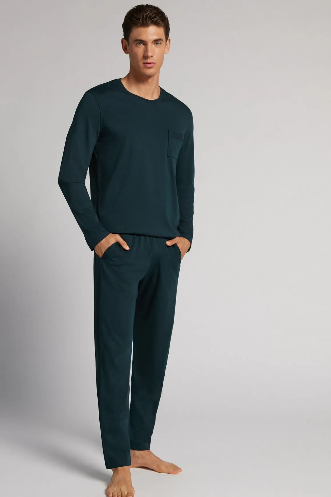 Lange Pyjama van Superieur Katoen