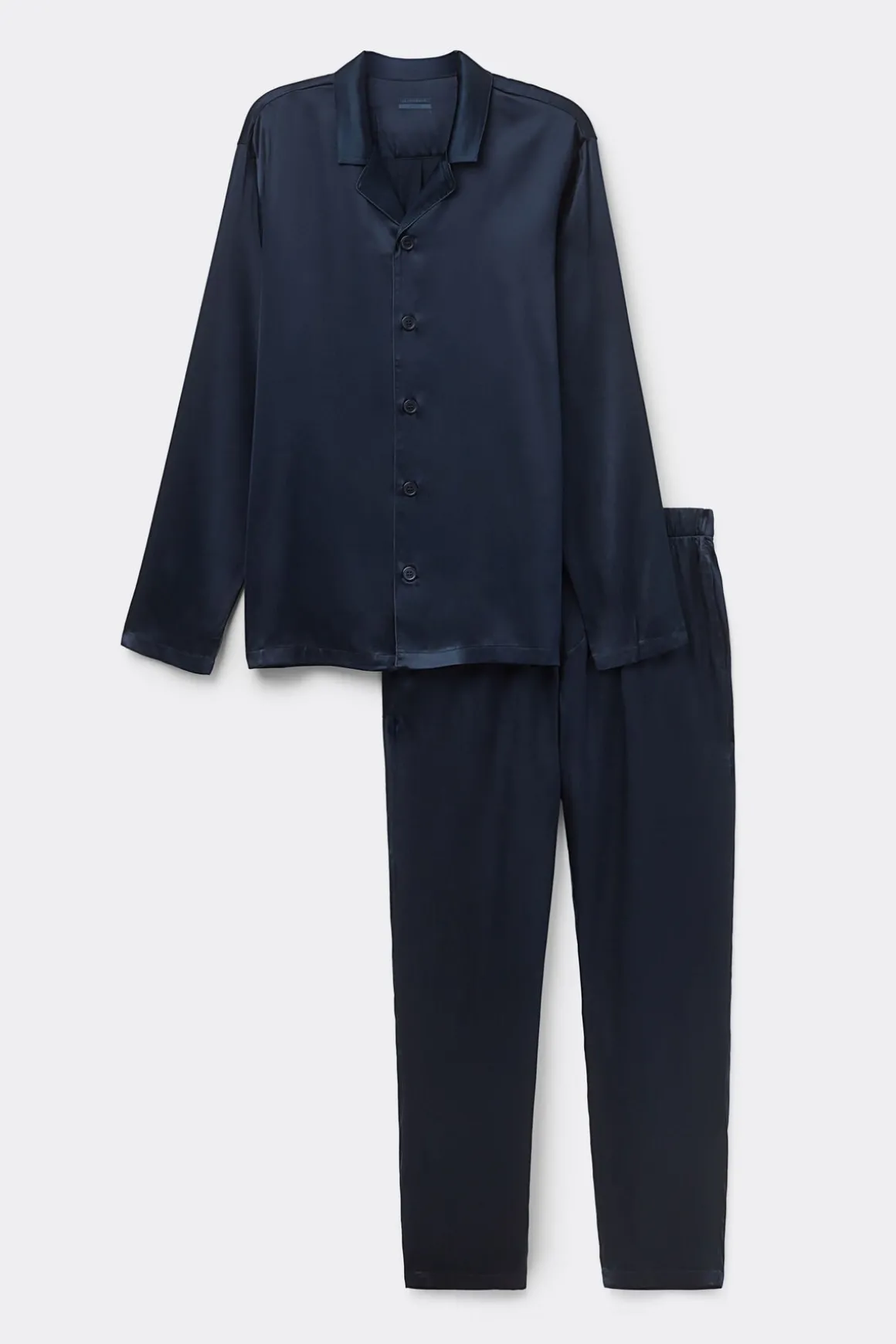 Lange Pyjama van Zijde