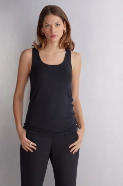 Lange Tanktop in Micromodal