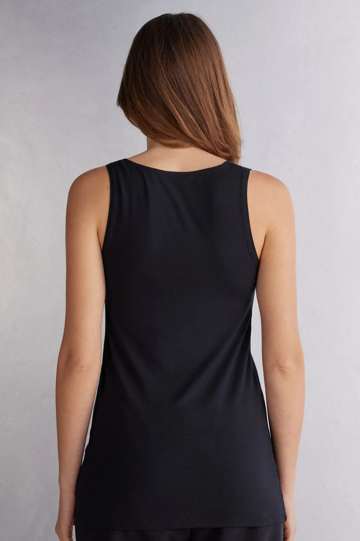 Lange Tanktop in Micromodal