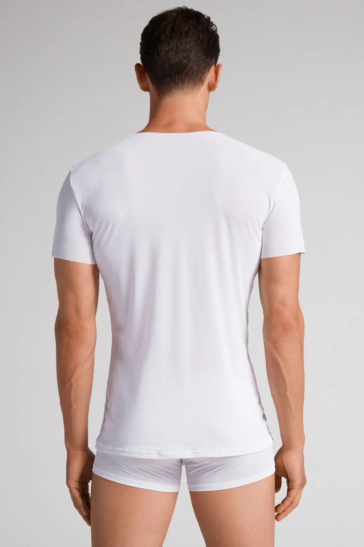 Micromesh Top met Raw-edge