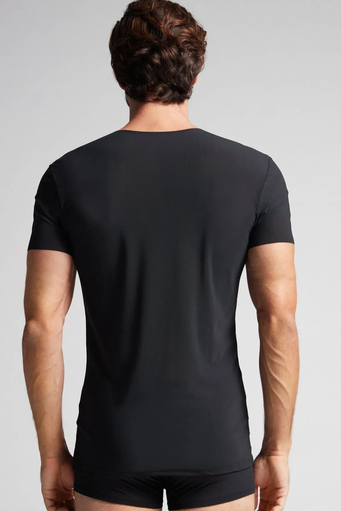 Micromesh Top met Raw-edge