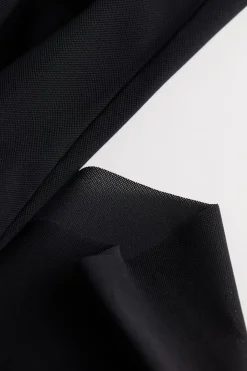 Micromesh Top met Raw-edge