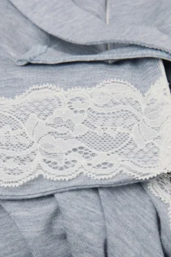 Modal Kleed met Kanten Detail