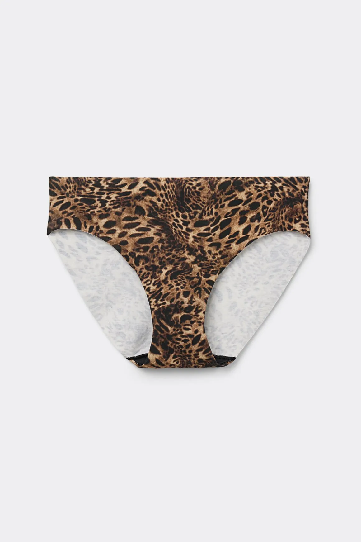 Naadloze Slip van Katoen met Dierenprint Always Glamorous
