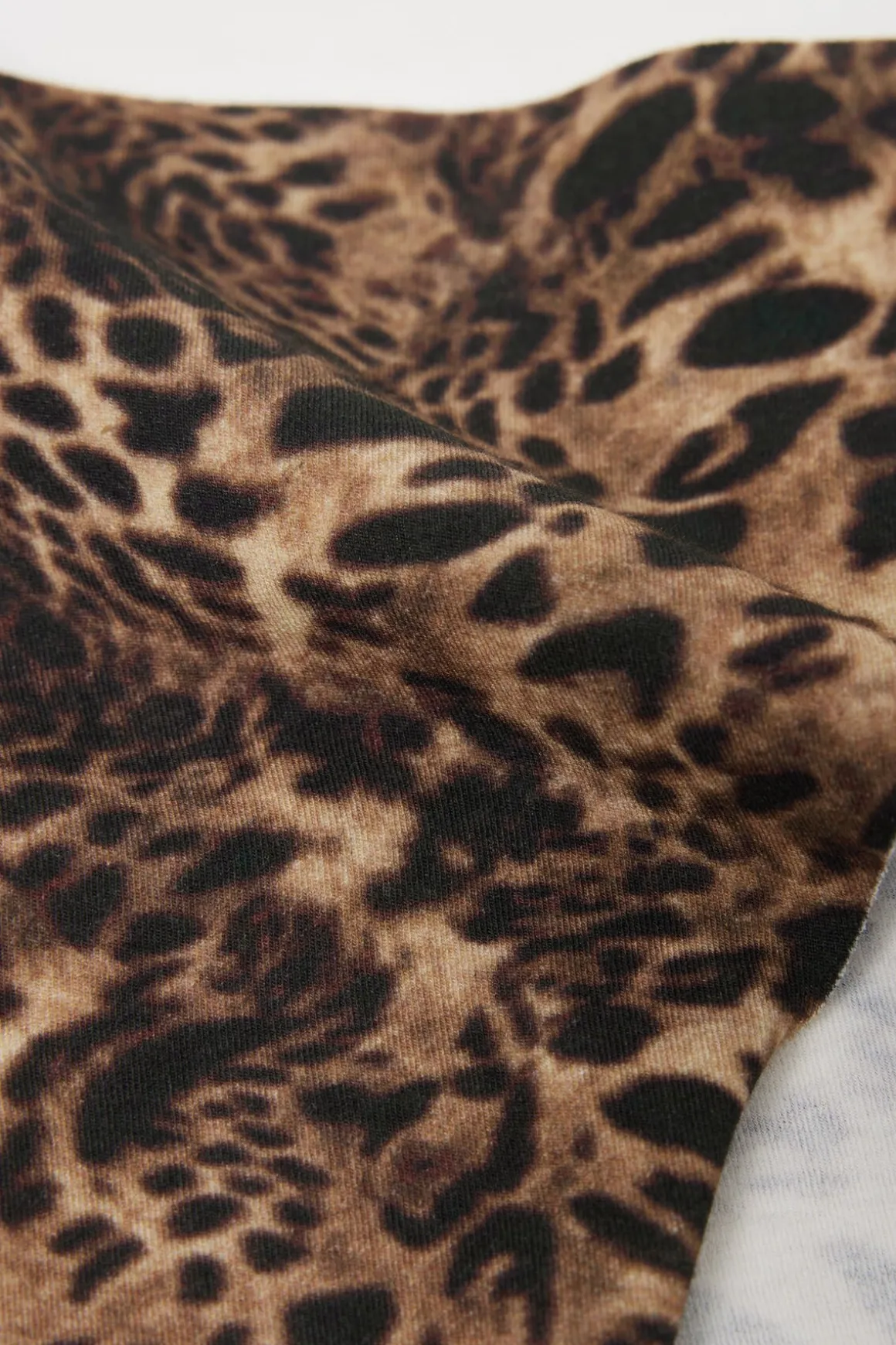 Naadloze Slip van Katoen met Dierenprint Always Glamorous