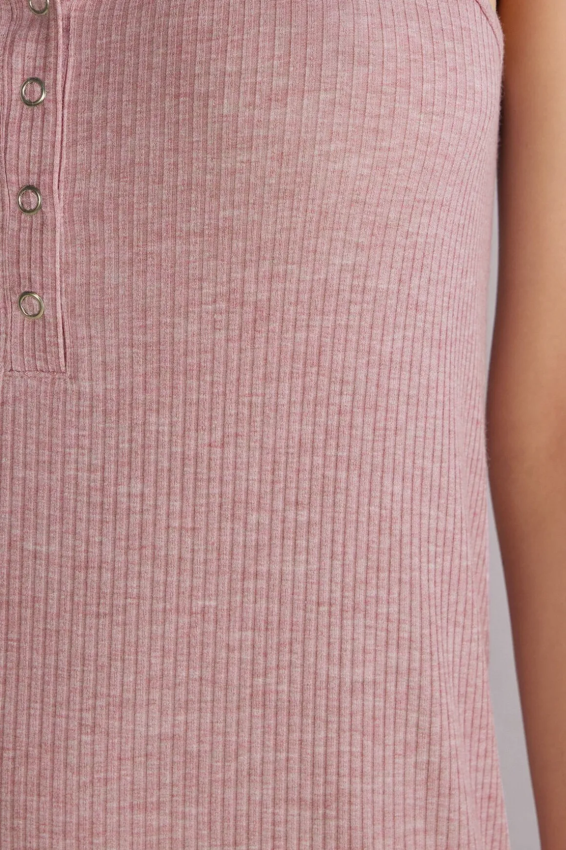 Nachthemd met Dunne Schouderbandjes Chic Comfort