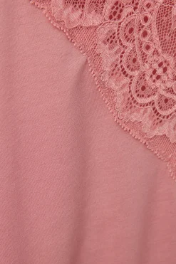 Onderjurk van Katoen en Kant Embrace Simplicity