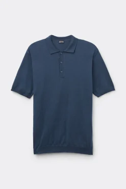 Polo met Korte Mouwen Gebreid van Katoen