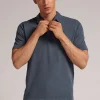 Polo met Korte Mouwen Washed Collection van Gevlamd Katoen