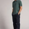Polo met Korte Mouwen Washed Collection van Gevlamd Katoen