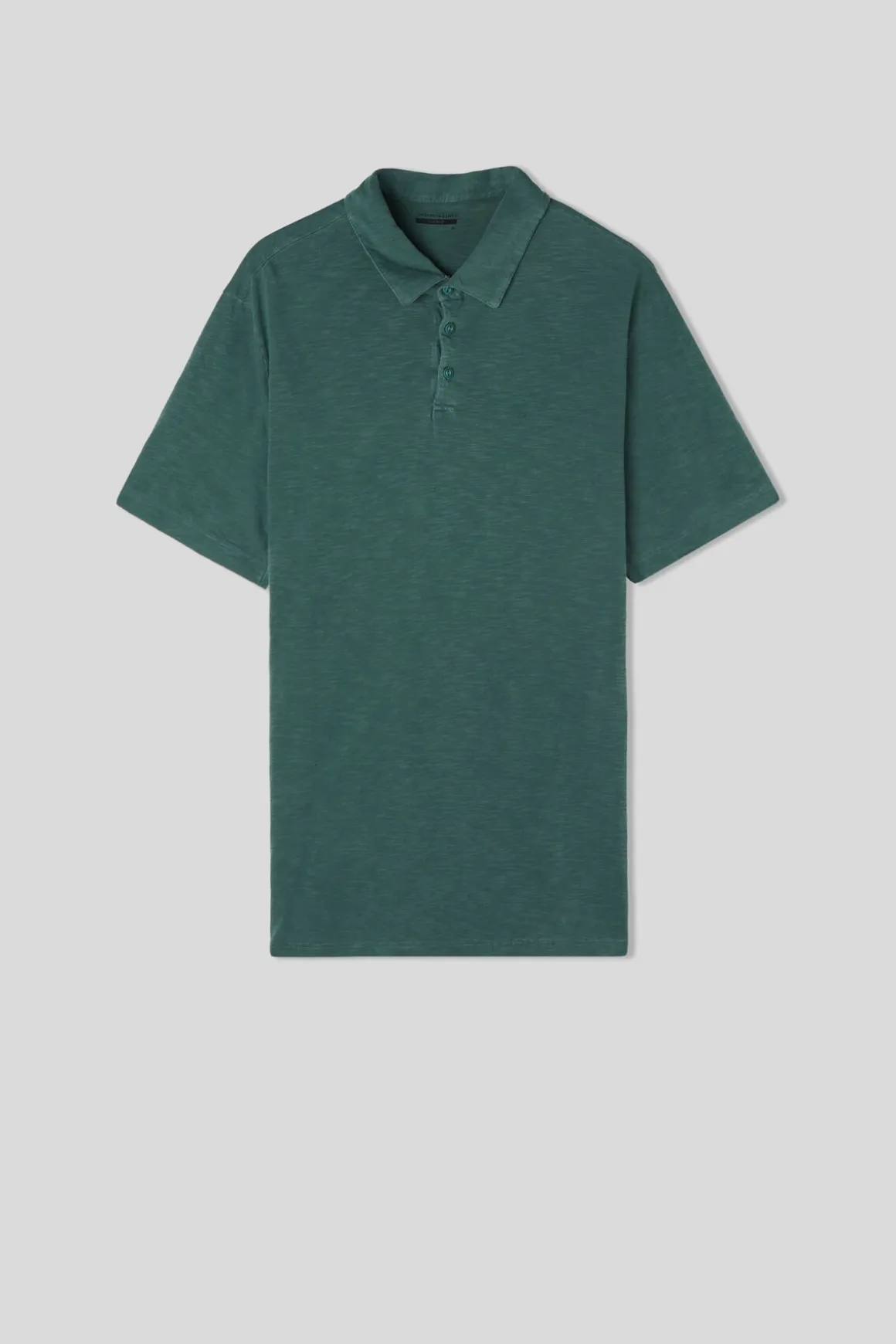 Polo met Korte Mouwen Washed Collection van Gevlamd Katoen