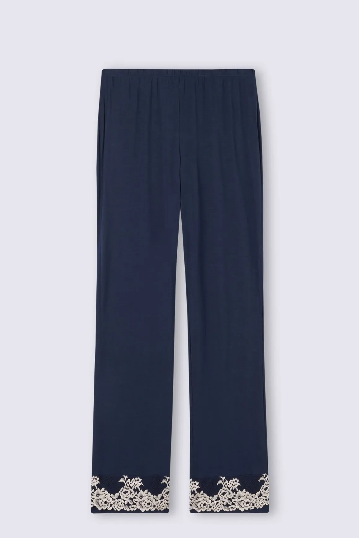 Pretty Flowers Lange Broek van Modal met Volants