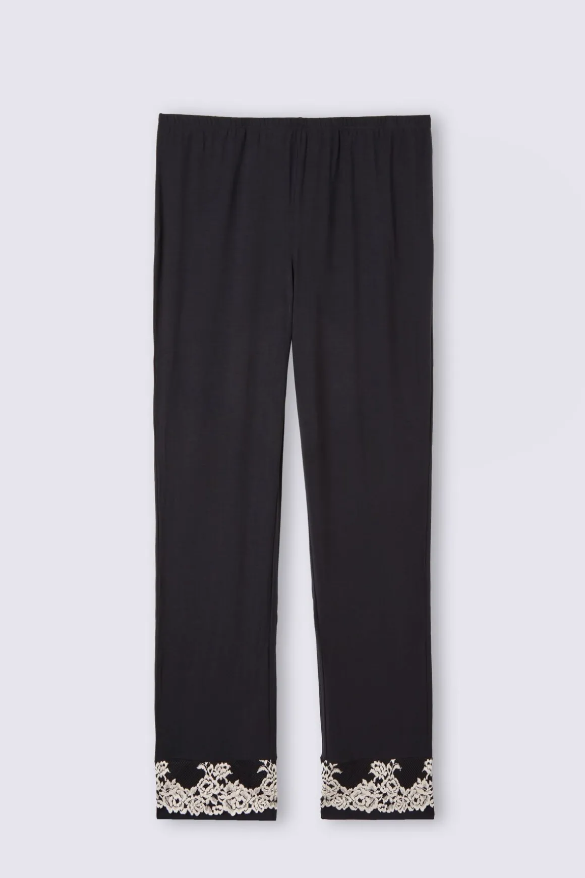 Pretty Flowers Lange Broek van Modal met Volants