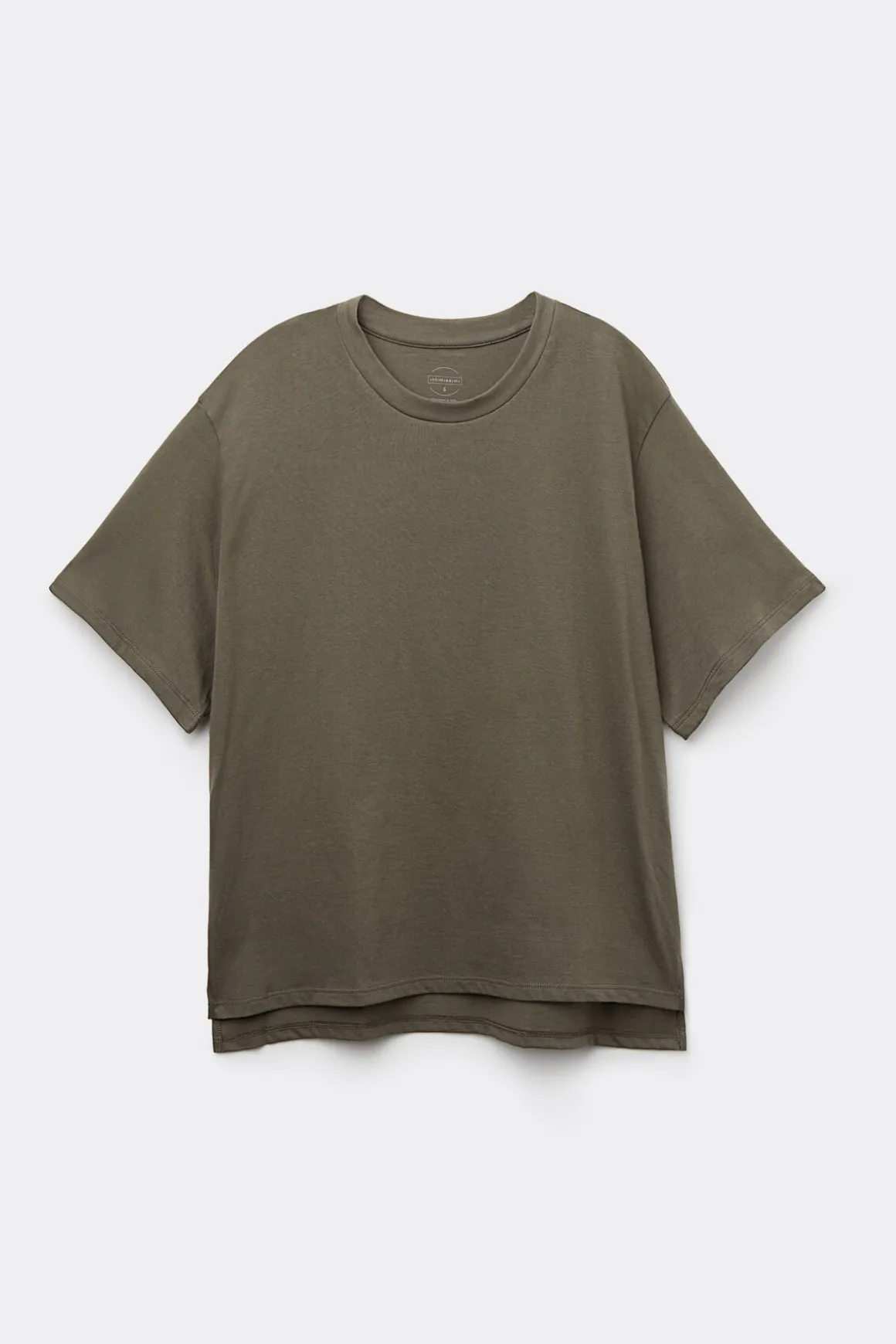 Shirt met Korte Mouwen Boxy Fit Katoen