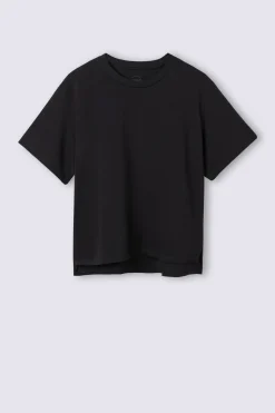 Shirt met Korte Mouwen Boxy Fit Katoen