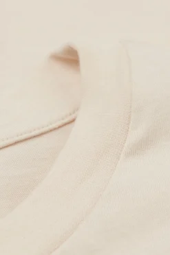 Shirt met Korte Mouwen Boxy Fit Katoen