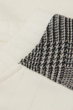 Shirt met Lange Mouwen en V-Hals Royal Elegance