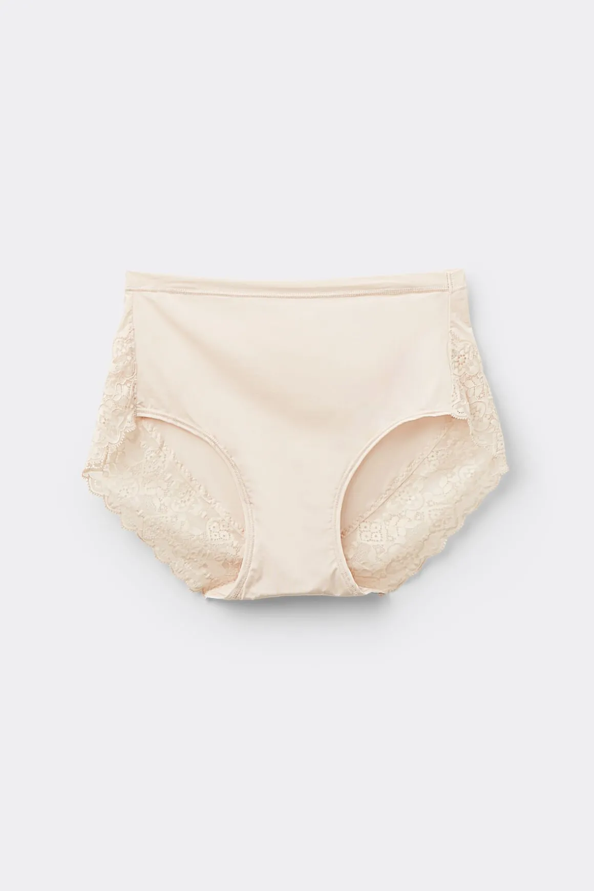 Slip met Hoge Taille van Microvezel en Kant