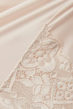 Slip met Hoge Taille van Microvezel en Kant