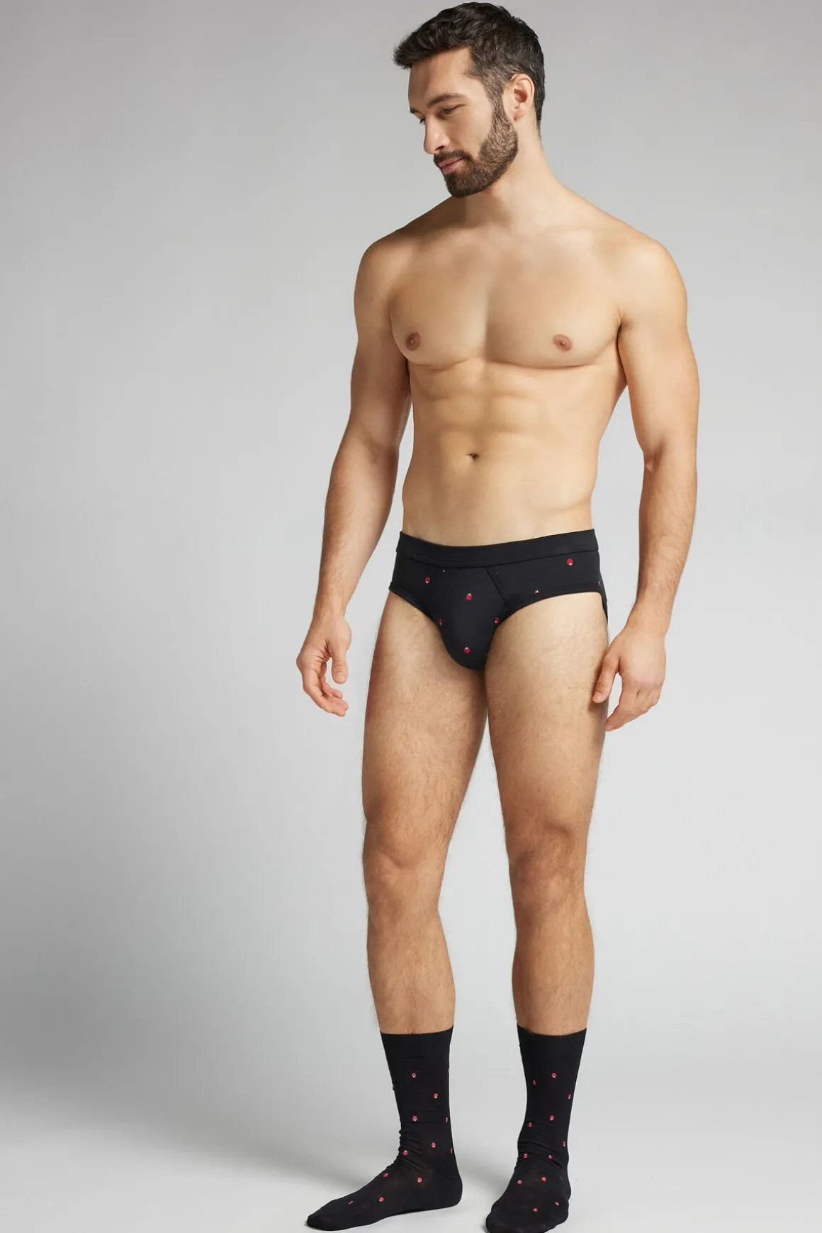 Slip van Superior Katoen met Print van Lieveheersbeestjes