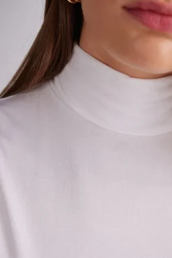 Tanktop met Hoge Hals in Micromodal