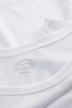 Tanktop met Ronde Hals van Onafgewerkte Superieur Katoen