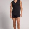 Tanktop met V-Hals van Extrafijne Superieur Katoen