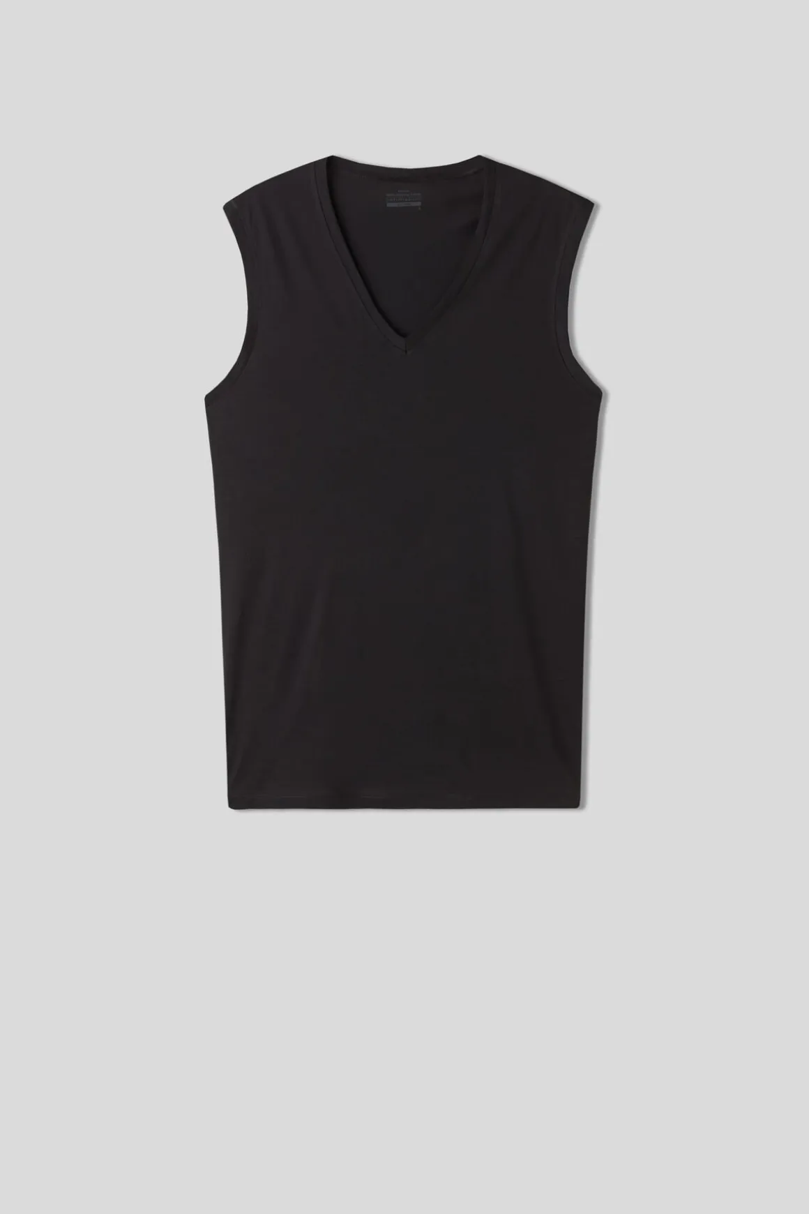 Tanktop met V-Hals van Extrafijne Superieur Katoen