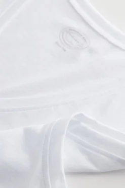 Tanktop met V-Hals van Extrafijne Superieur Katoen