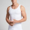 Tanktop Zonder Mouwen met Ronde Hals in Superieur Stretchkatoen