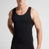 Tanktop Zonder Mouwen met Ronde Hals in Superieur Stretchkatoen