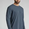 Trui met Lange Mouwen Washed Collection van Katoen
