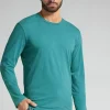 Trui met Lange Mouwen Washed Collection van Katoen