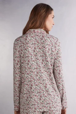 Trui met Open Voorkant Floral Romance