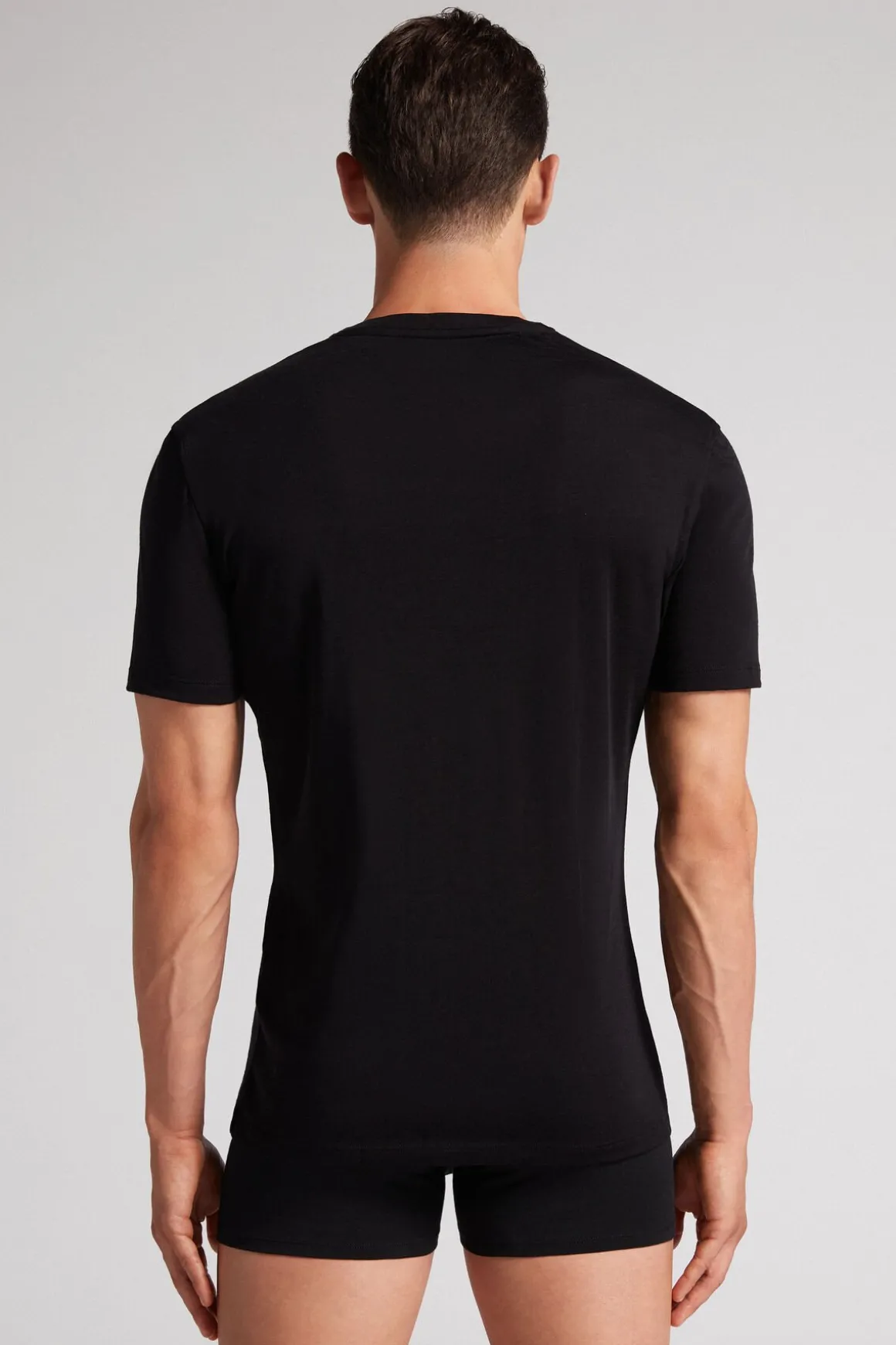 T-shirt met Korte Mouwen van Stretch Merinowol