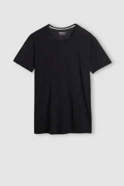 T-shirt met Korte Mouwen van Stretch Merinowol