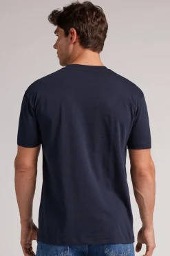 T-shirt Muscle Fit van Katoen