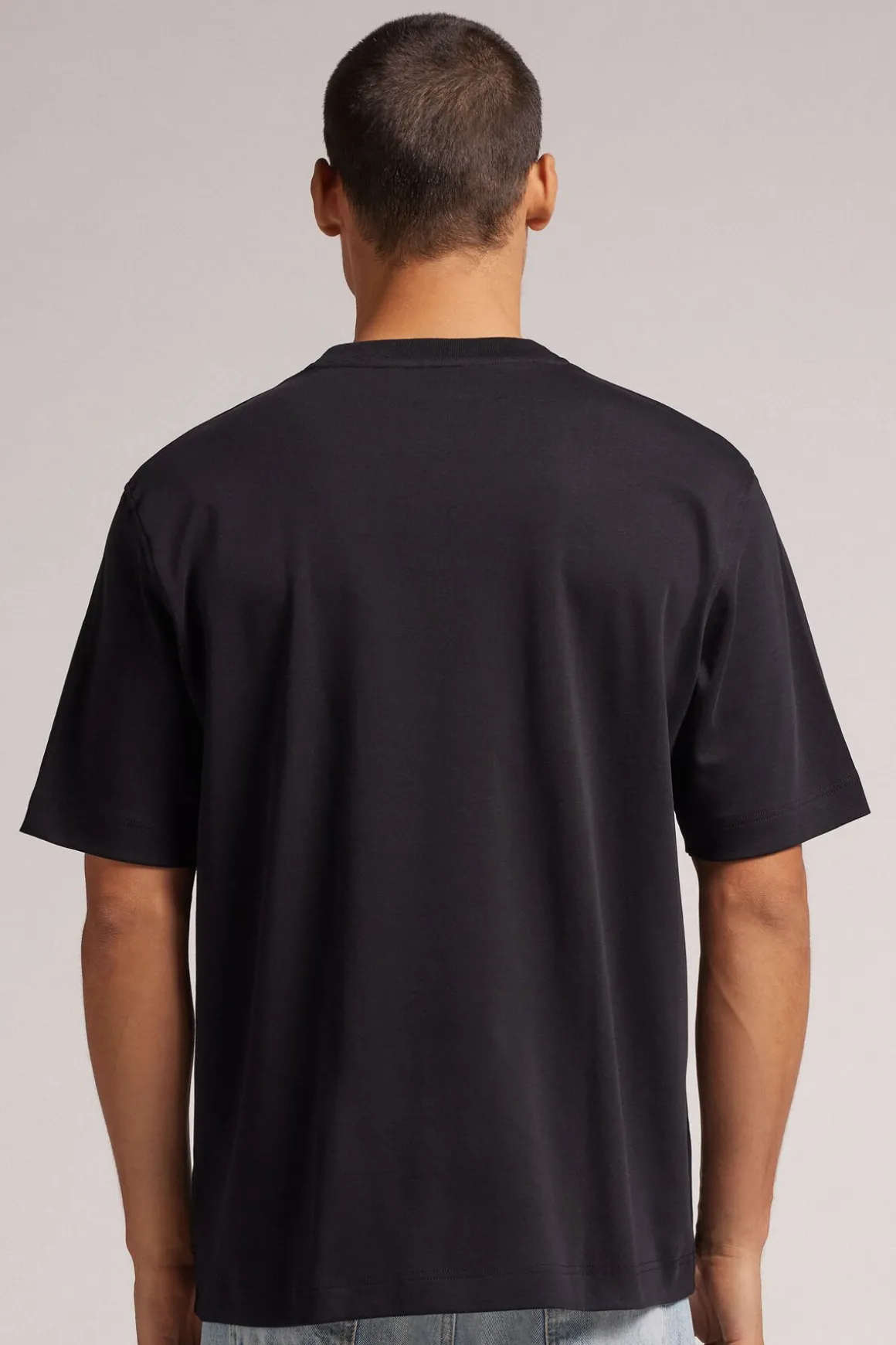 T-shirt Oversized van Katoen Interlock