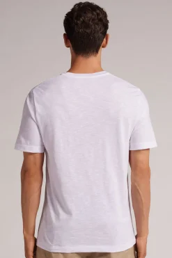 T-shirt van Gevlamd Katoen