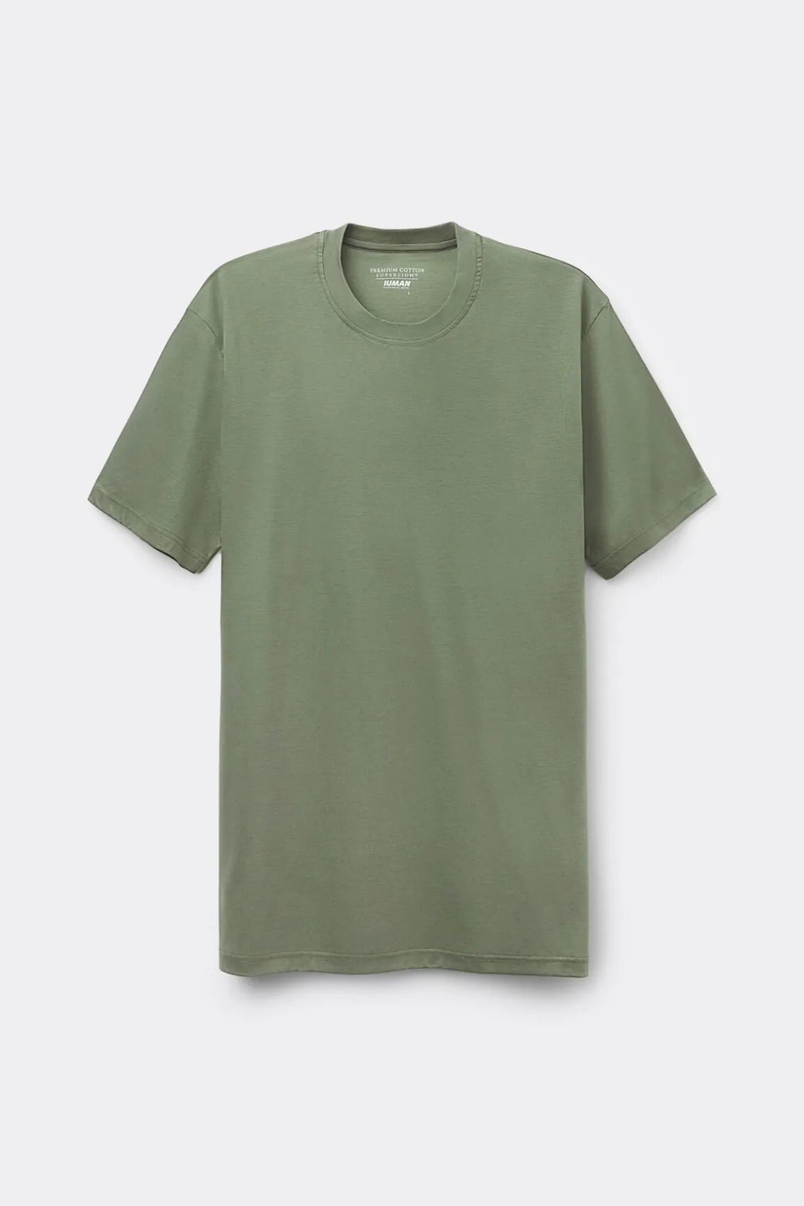 T-Shirt van Katoen Superlight Premium Gemerceriseerd
