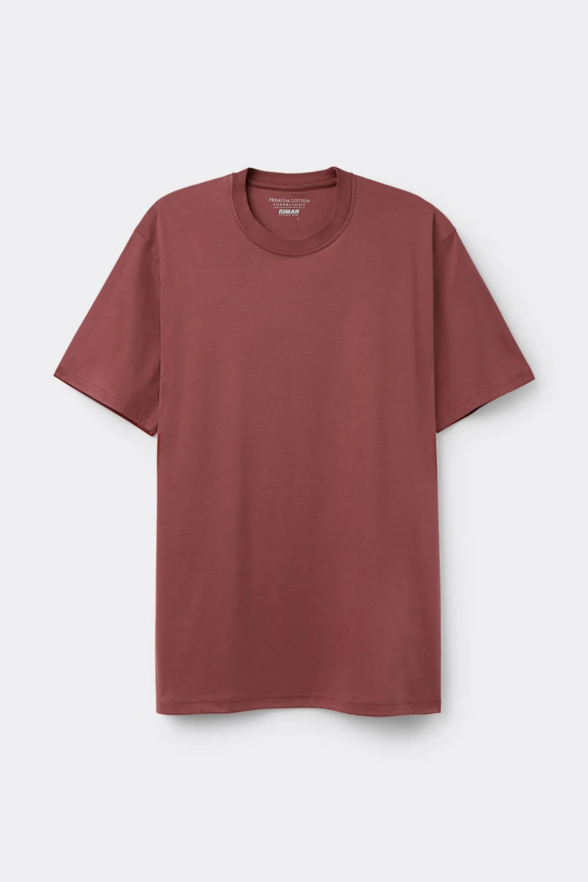 T-Shirt van Katoen Superlight Premium Gemerceriseerd