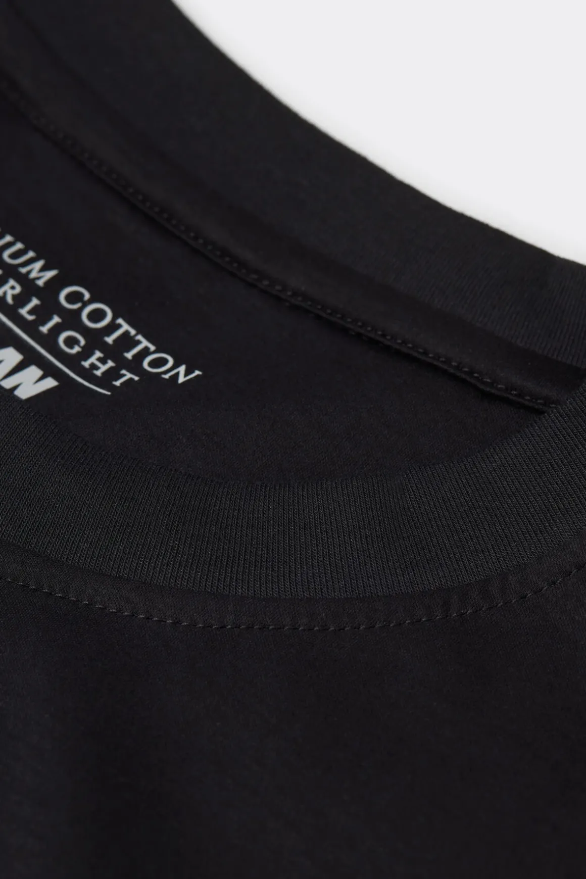 T-Shirt van Katoen Superlight Premium Gemerceriseerd