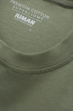 T-Shirt van Katoen Superlight Premium Gemerceriseerd