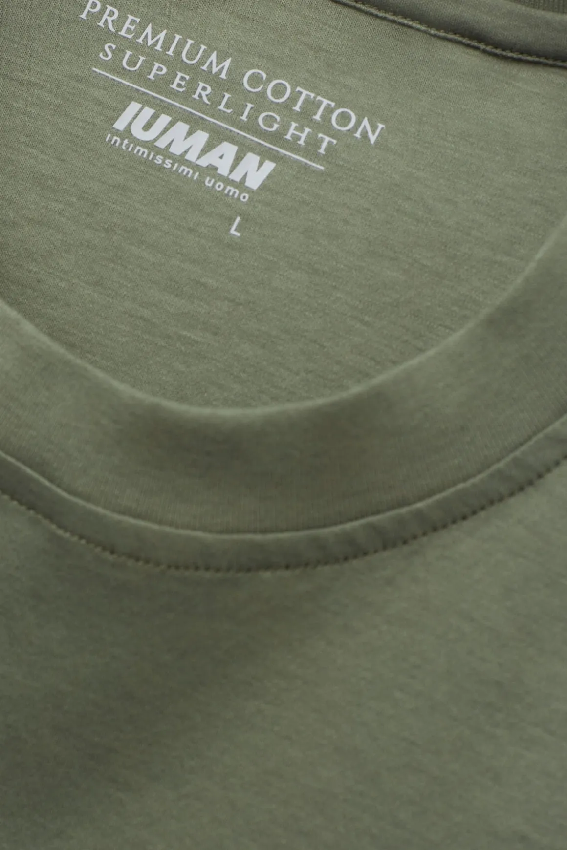 T-Shirt van Katoen Superlight Premium Gemerceriseerd