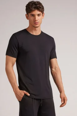 T-Shirt van Modal en Zijde